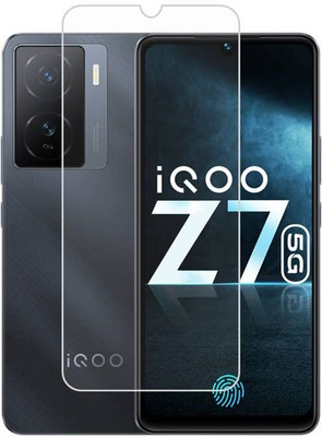 COVER CAPITAL Tempered Glass Guard for iQOO Z7 5G(Pack of 1)