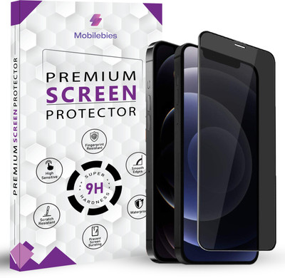 Mobilebies Tempered Glass Guard for iPhone 12 Pro Max Privacy Screen Protector(Pack of 1)