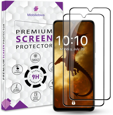 Mobilebies Tempered Glass Guard for Lava Blaze Dragon 5G Premium Screen Protector Guard with Easy Installation Kit(Pack of 2)