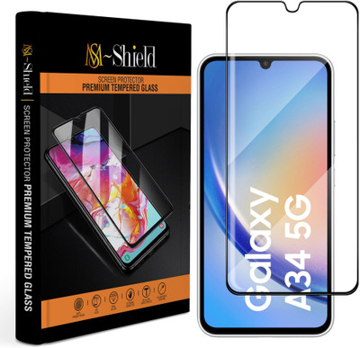 MS-Shield Tempered Glass Guard for Samsung Galaxy A34 5G(Pack of 1)
