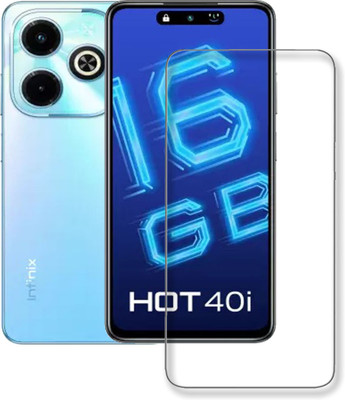 NSTAR Tempered Glass Guard for Infinix Hot 40i, Infinix HOT 40i(Pack of 1)