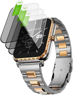 KHWABEEDA Tempered Glass Guard for FIRE-BOLTT JEWEL LUXURY 1.85 WATCH SCREEN GUARD(Pack of 3)