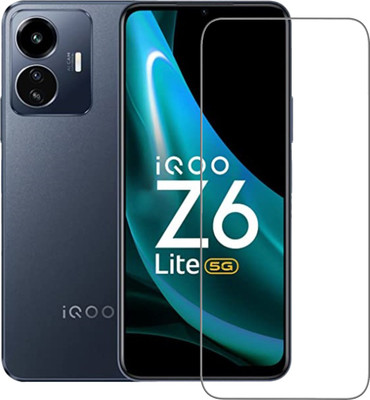 AKSHUD Tempered Glass Guard for iQOO Z6 Lite 5G(Pack of 1)