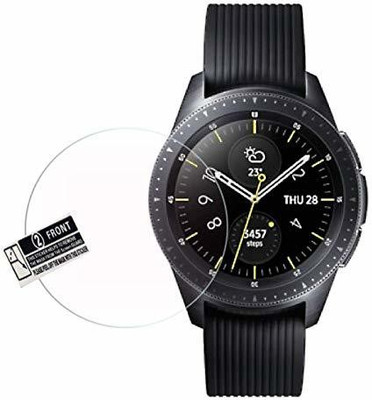 AHWAVEEDA Impossible Screen Guard for empered Glass Screen Protector Guard | Tempered For SAMSUNG Galaxy Watch (4.2CM) Smart Watch Full Screen Coverage(Pack of 1)