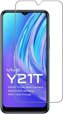 SNMART Tempered Glass Guard for Vivo Y21T(Pack of 1)