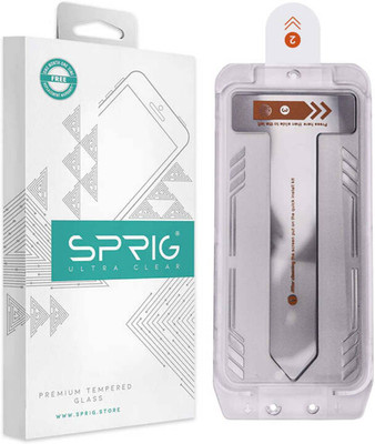 Sprig Tempered Glass Guard for Sprig Tempered Glass Guard for Apple iPhone 15 Pro, iPhone 15 Pro, 15 Pro (Pack of 1)(Pack of 1)