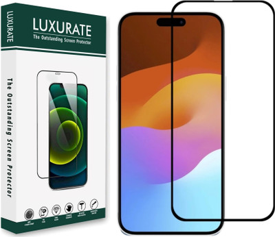 LUXURATE Tempered Glass Guard for Apple iPhone 16 Pro Max(Pack of 1)