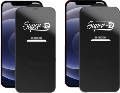 ELEF Tempered Glass Guard for iPhone 11 Pro HD Plus Super D Full Glue Edge to Edge Tempered Glass(Pack of 2)