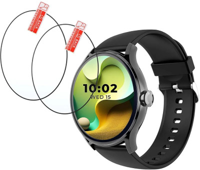 MUTAALI Tempered Glass Guard for beatXP Flare Pro Smartwatch(Pack of 2)