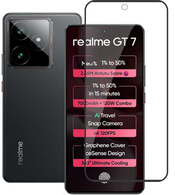 ASMANTIC Tempered Glass Guard for Realme Gt 7 5G(Pack of 1)