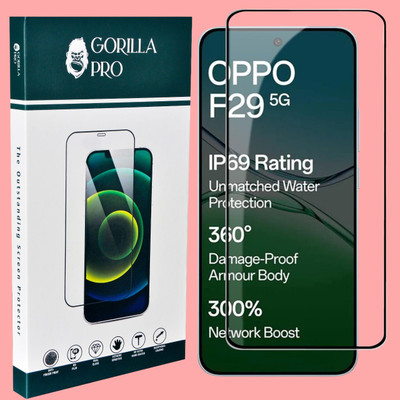 GORILLA PRO Tempered Glass Guard for OPPO F29 5G(Pack of 1)