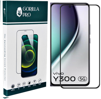 GORILLA PRO Edge To Edge Tempered Glass for Vivo Y300, Vivo-Y300 5G(Pack of 1)