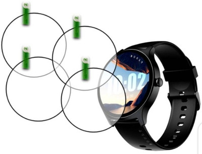 DOWRVIN Tempered Glass Guard for BOULT ROVER PRO 1.43 SMART WATCH TEMPERED GLASS (PACK OF 4)(Pack of 4)