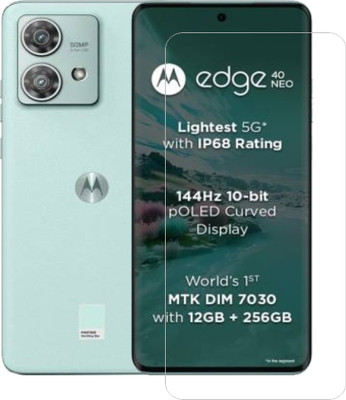 DSCASE Tempered Glass Guard for MOTOROLA Edge 40 Neo, MOTO Edge 40 Neo(Pack of 1)