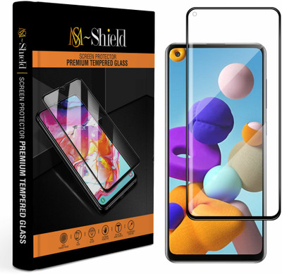 MS-Shield Tempered Glass Guard for Samsung Galaxy A21s(Pack of 1)