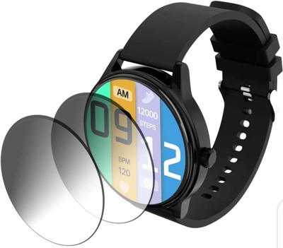DOWRVIN Tempered Glass Guard for ZEBRONICS CIRCLE SMART WATCH TEMPERED GLASS ( PACK OF 2)(Pack of 2)