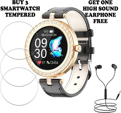 ARBAN Tempered Glass Guard for S28 Smart Watch PACK-3 BUY AND GET ONE EARPHONE FREE(Pack of 3)