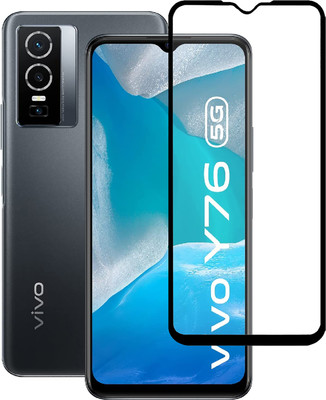 ASMANTIC Tempered Glass Guard for Vivo Y76 5G(Pack of 1)