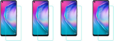 SRT Tempered Glass Guard for Tecno Camon 15 Air(Pack of 4)