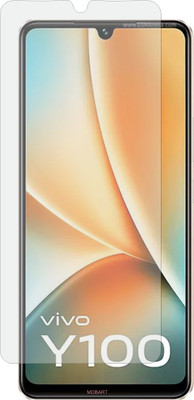 MOBART Tempered Glass Guard for VIVO Y100 5G (Flexible & Shatterproof)(Pack of 1)