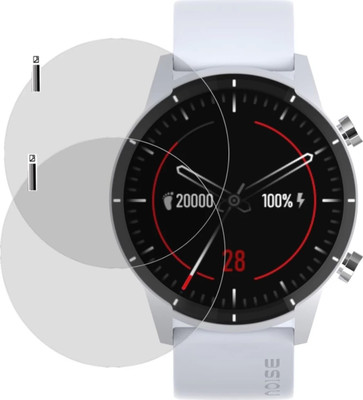 DB Tempered Glass Guard for Noise Fit Core 2 Buzz Smart Watch(Pack of 2)