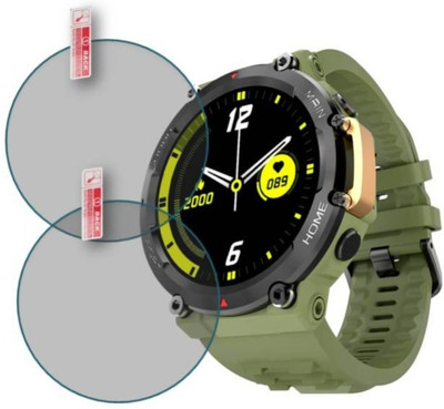 DB Tempered Glass Guard for Fire Boltt Artillery 1.5 SmartWatch(Pack of 2)