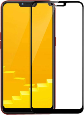 Technology Ahead Tempered Glass Guard for Tempered Full Glass Screen Protector Guard for Realme 2 / Realme C1 Edge to Edge - Full Glue, No Rainbow, Realme A3S/A5/C1(Pack of 1)