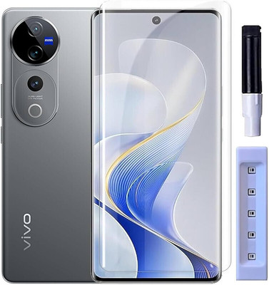 FAIYER BEAT Tempered Glass Guard for vivo v40 pro curved edge to edge uv tempered glass(Pack of 1)