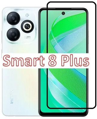TESPARK Edge To Edge Tempered Glass for Infinix Smart 8 Plus, Infinix Smart 8 Plus(Pack of 1)