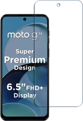 MUTAALI Tempered Glass Guard for Motorola Moto G14(Pack of 1)