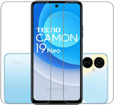 INFINITYWORLD Tempered Glass Guard for Tecno Camon 19 Neo(Pack of 2)