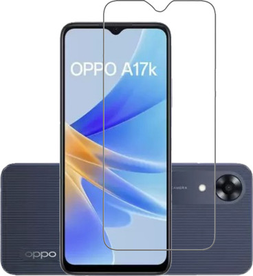 BRENZZ Tempered Glass Guard for OPPO A17K(Pack of 1)