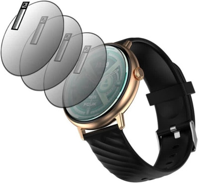 KHWABEEDA Tempered Glass Guard for FCUK NEW TIDE SMART WATCH ( PACK OF 3)(Pack of 3)