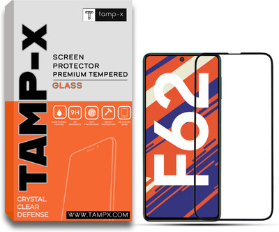 TAMP-X Tempered Glass Guard for Samsung Galaxy F62(Pack of 1)