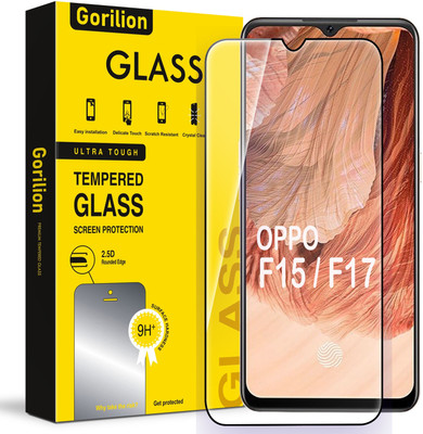 Gorilion Tempered Glass Guard for Oppo F17(Pack of 1)