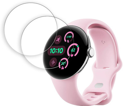 ARBAN Tempered Glass Guard for Google Pixel Watch 3 1.4 inch SMARTWATCH SCREEN GUARD(Pack of 2)