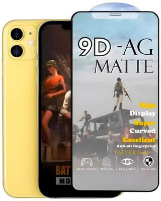 FAIYER BEAT Tempered Glass Guard for Premium matte Tempered Glass For iphone 11(matte finish,Pack Of 1) Advanced gaming matte Full Screen Coverage Screen Protector for iphone 11(Pack of 1)
