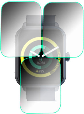 daffin Tempered Glass Guard for DIZO Watch D2(Pack of 3)