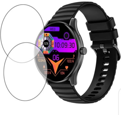 DOWRVIN Tempered Glass Guard for GIZMORE ORBIT MAX SMART WATCH TEMPERED GLASS (PACK OF 2)(Pack of 2)