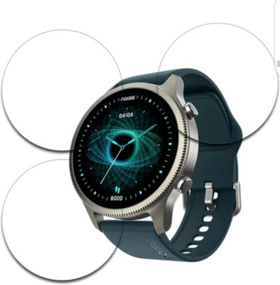 KHWABEEDA Tempered Glass Guard for NOISEFIT HALO SMART WATCH TEMPERED GLASS (PACK OF 3)(Pack of 3)