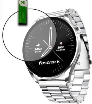 KHWABEEDA Tempered Glass Guard for FASTRACK DEZIRE FX1 1.39 SMART WATCH TEMPERED GLASS(Pack of 1)