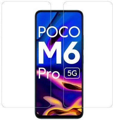 Flipkart SmartBuy Tempered Glass Guard for POCO M6 Pro 5G(Pack of 2)