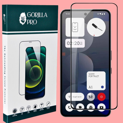 GORILLA PRO Tempered Glass Guard for Nothing Phone (3a) 5G(Pack of 1)
