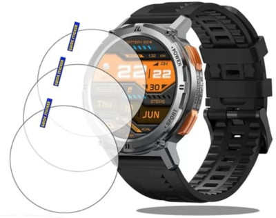 DOWRVIN Tempered Glass Guard for KOSPET TANK T2 SMART WATCH (PACK OF 3)(Pack of 3)