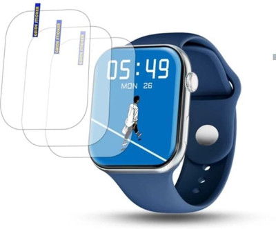 KHWABEEDA Tempered Glass Guard for PEBBLE COSMOS GRANDE (Y) SMART WATCH ( PACK OF 3)(Pack of 3)