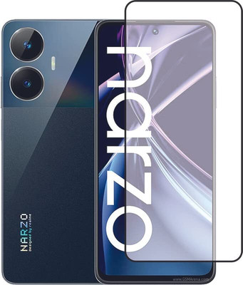 jpmobilecases Edge To Edge Tempered Glass for Realme Narzo N55 5G(Pack of 1)