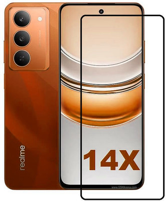 ASMANTIC Tempered Glass Guard for Realme 14x 5G(Pack of 1)