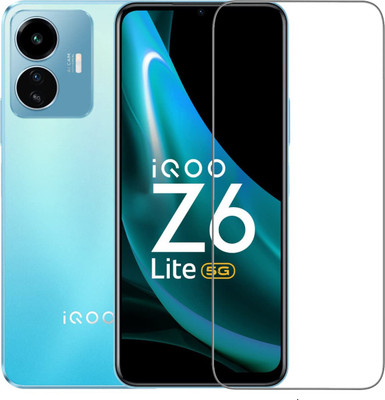 AKSHUD Tempered Glass Guard for iQOO Z6 Lite 5G(Pack of 1)