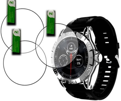 DOWRVIN Tempered Glass Guard for BOAT ENIGMA ORION LUXURY SMART WATCH TEMPERED GLASS (PACK Of 3)(Pack of 3)