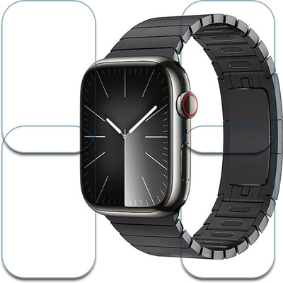 MUTAALI Tempered Glass Guard for Apple Watch Series 9 Smartwatch(Pack of 4)